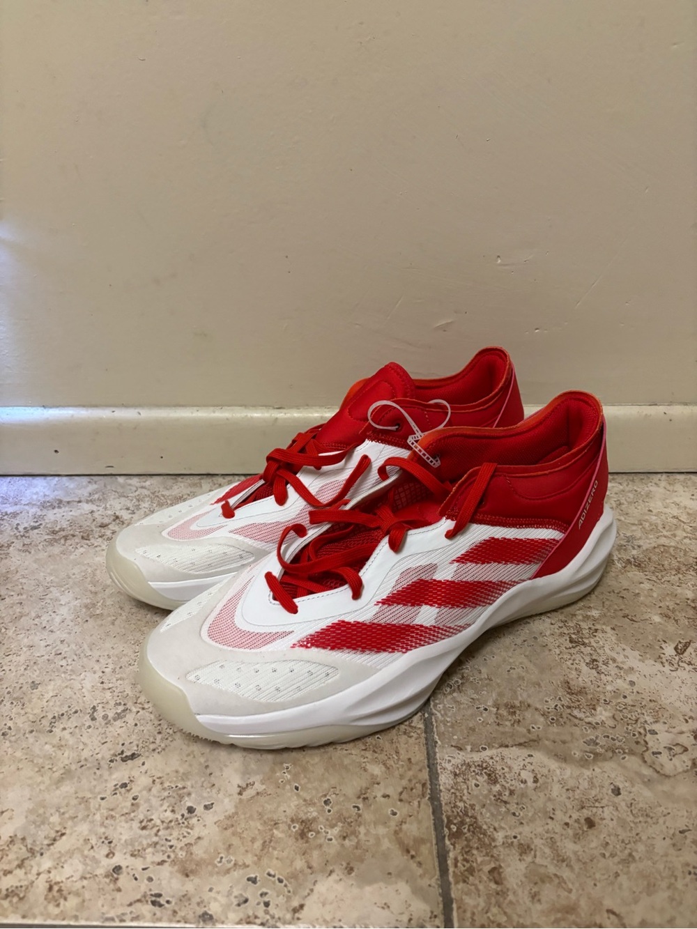 Adidas IG6685 Adizero Select 2.0 Men’s Team Red Basketball Shoes SZ 12/13